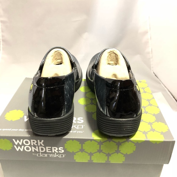 New Dansko Women's Work Wonders Coral Grid Patent - Picture 3 of 4